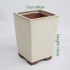 Cascade Bonsai Pot Cream code S65