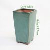 Cascade Bonsai Pot Green code S1735 available to buy online from All Things Bonsai Sheffield Yorkshire with free UK delivery