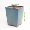 Cascade Bonsai Pot code S6 Large Blue available to buy online from All Things Bonsai Sheffield Yorkshire with free UK delivery
