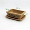 Painted Unglazed Bonsai Pot code 136290a available to buy from All Things Bonsai Sheffield Yorkshire with free UK delivery