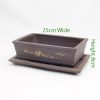 Painted Unglazed Bonsai Pot code 136201 available to buy online from All Things Bonsai Sheffield Yorkshire with free UK delivery