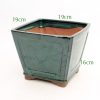 Cascade Bonsai Pot code FS29 Large Green available to buy from All Things Bonsai Sheffield Yorkshire with free UK delivery