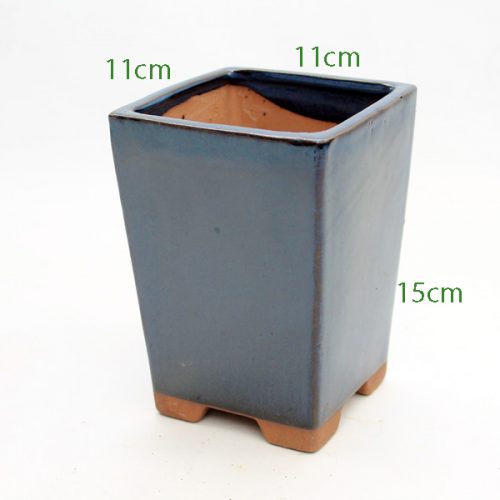 Cascade Bonsai Pot code S664 Blue Small available to buy from All Things Bonsai Sheffield Yorkshire with free UK delivery