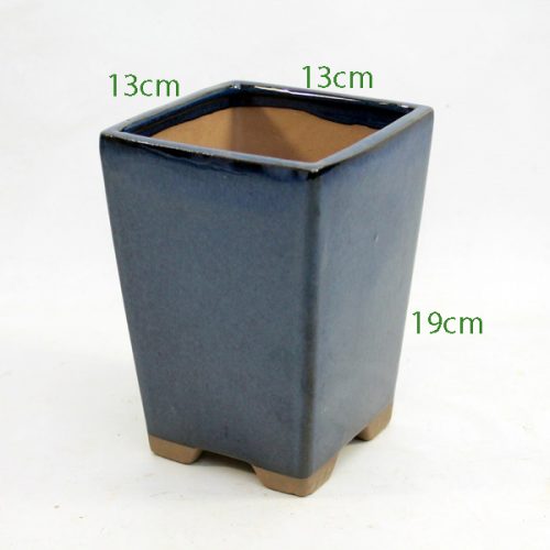 Cascade Bonsai Pot Blue code S65 available to buy from All Things Bonsai Sheffield Yorkshire with free UK delivery
