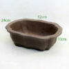 Unglazed Bonsai Pot code KH1 Small available to buy from All Things Bonsai Sheffield Yorkshire with free UK delivery
