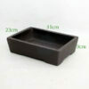 Unglazed Bonsai Pot code KH10 Small available to buy from All Things Bonsai Sheffield Yorkshire with free UK delivery