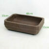 Unglazed Bonsai Pot code UK8 Large available to buy from All Things Bonsai Sheffield Yorkshire with free UK delivery