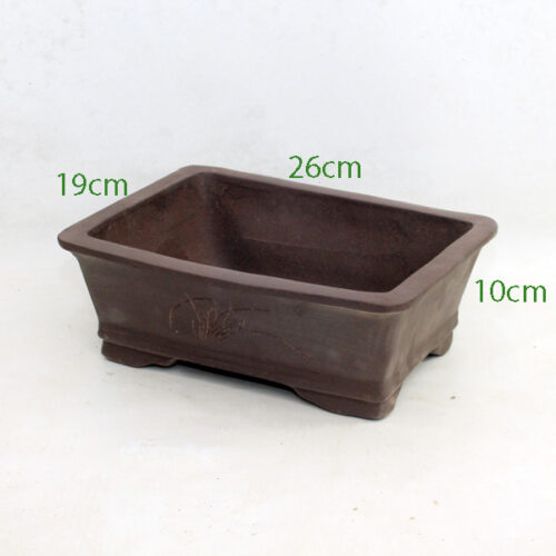 Unglazed Bonsai Pot code KH15 Small available to buy from All Things Bonsai Sheffield Yorkshire with free UK delivery