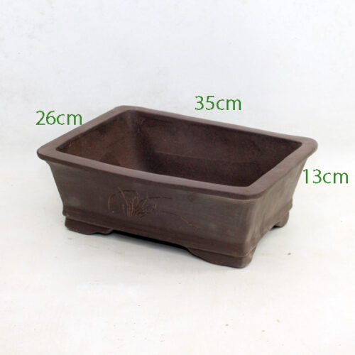 Unglazed Bonsai Pot code KH15 Large available to buy from All Things Bonsai Sheffield Yorkshire with free UK delivery