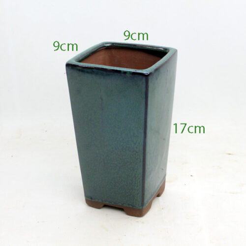 Cascade Bonsai Pot Dark Green code S1735 available to buy from All Things Bonsai Sheffield Yorkshire with free UK delivery