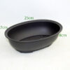 Plastic Bonsai Pot Oval 25cm available to buy online from All Things Bonsai Sheffield Yorkshire with free UK delivery