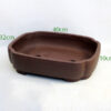 Unglazed Bonsai Pot code KN62 available to buy online from All Things Bonsai Sheffield Yorkshire with free UK delivery