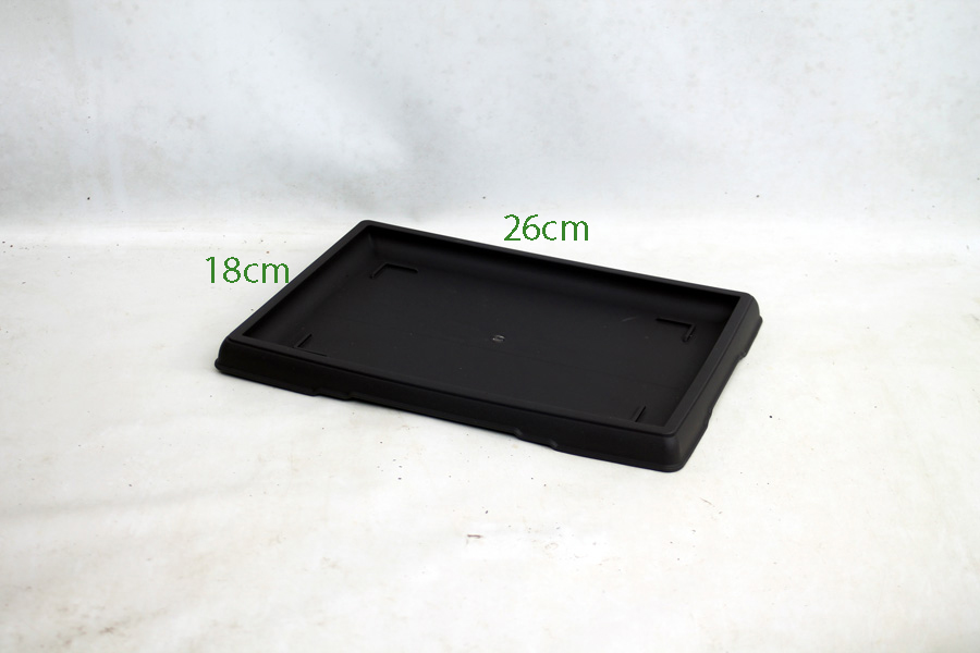 Plastic Rectangular Bonsai Tray 26cm available to buy online from All Things Bonsai Sheffield Yorkshire with free UK delivery