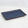 Blue Ceramic Bonsai Drip Tray 24cm
