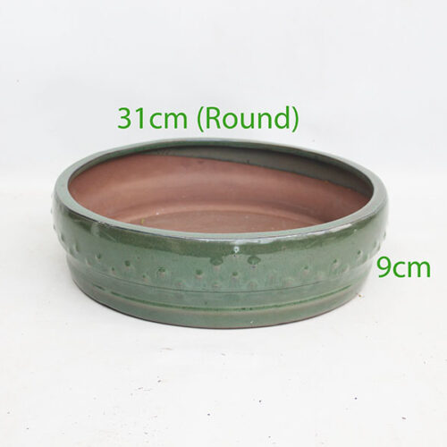 Glazed Bonsai Pot code GR1