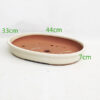 Glazed Bonsai Pot code 111537 Cream